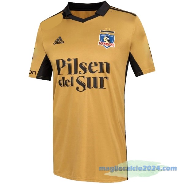 Thailandia Terza Maglia Colo Colo 2022 2023 Giallo Poco Prezzo