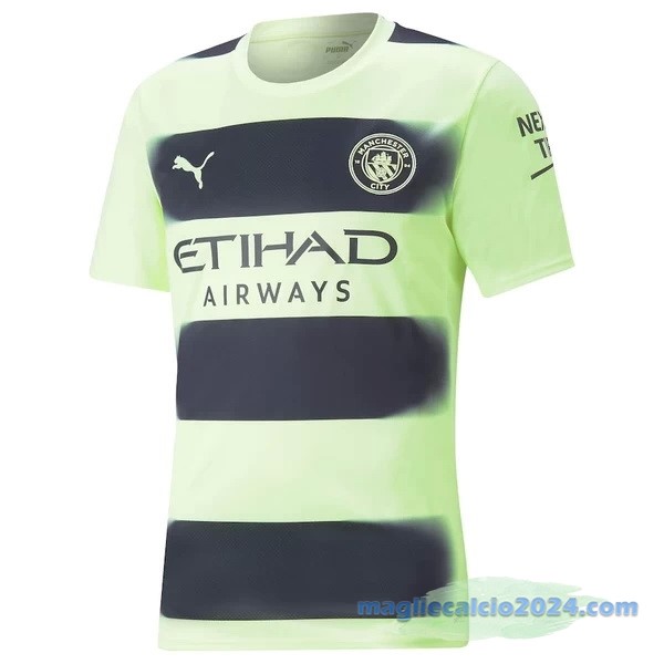 Thailandia Terza Maglia Manchester City 2022 2023 Verde Poco Prezzo