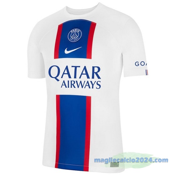 Thailandia Terza Maglia Paris Saint Germain 2022 2023 Bianco Poco Prezzo