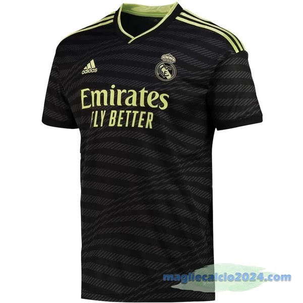 Thailandia Terza Maglia Real Madrid 2022 2023 Nero Poco Prezzo