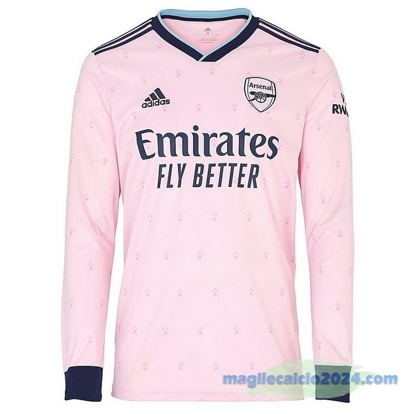 Thailandia Terza Manica lunga Arsenal 2022 2023 Rosa Poco Prezzo
