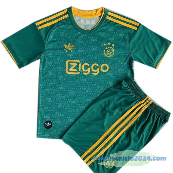 concetto Conjunto De Uomo Ajax 2023 2024 Verde Poco Prezzo