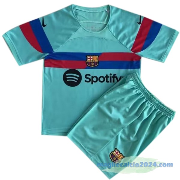 concetto Conjunto De Uomo Barcelona 2023 2024 Azul Verde Poco Prezzo