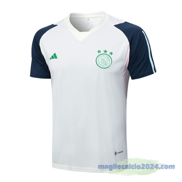 Entrenamiento Ajax 2023 2024 Grigio Blu Poco Prezzo