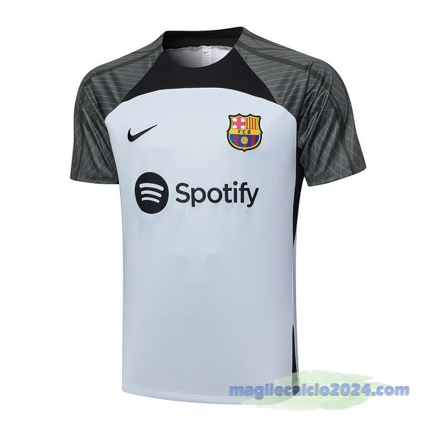 Entrenamiento Barcelona 2023 2024 Grigio Luce Verde Poco Prezzo