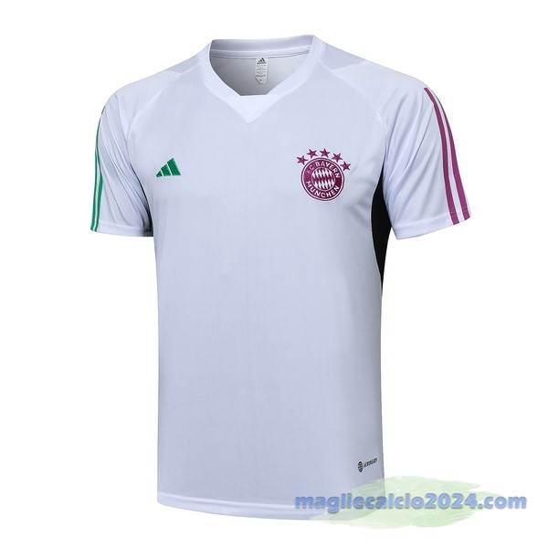 Entrenamiento Bayern Múnich 2023 2024 Bianco Purpureo Poco Prezzo