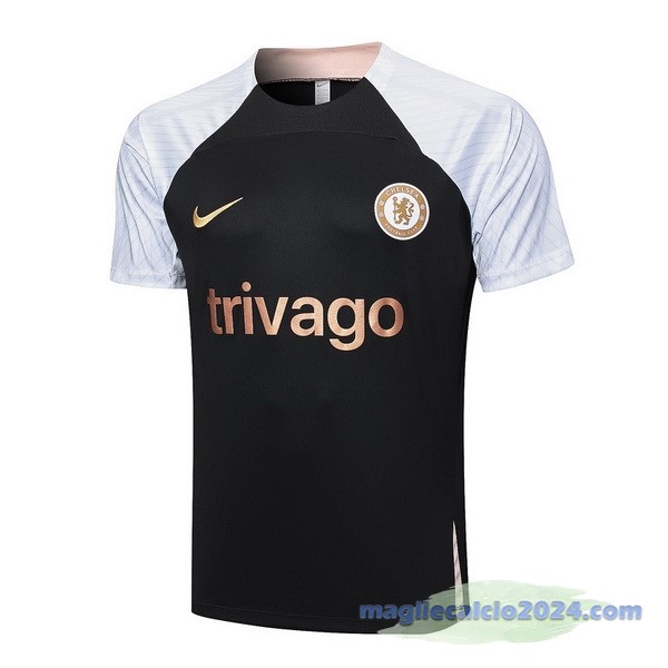Entrenamiento Chelsea 2023 2024 Nero Bianco Poco Prezzo