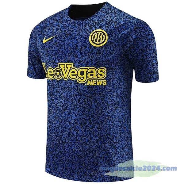 Entrenamiento Inter Milán 2023 2024 Blu Giallo Poco Prezzo