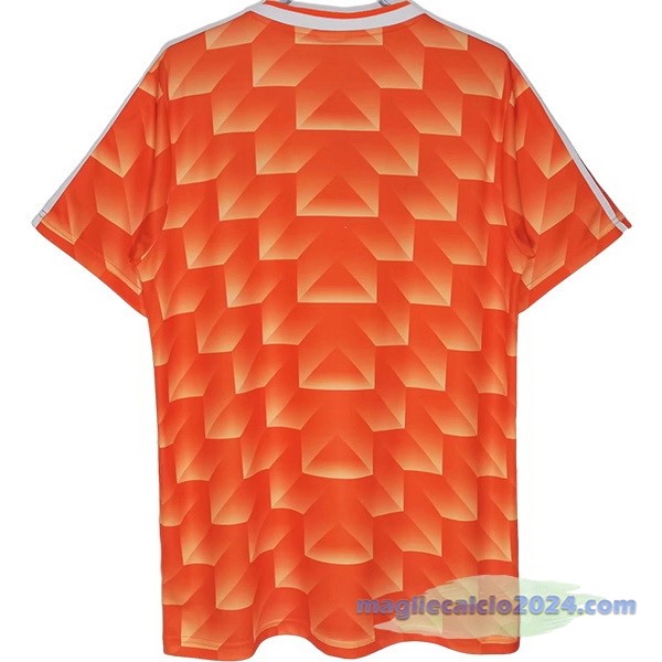 Entrenamiento Maglia Paesi Bassi Retro 1988 Arancione Poco Prezzo