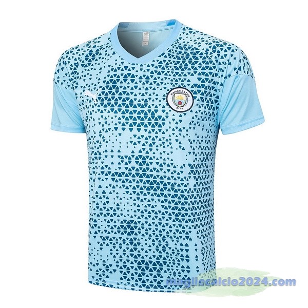 Entrenamiento Manchester City 2023 2024 Blu Poco Prezzo