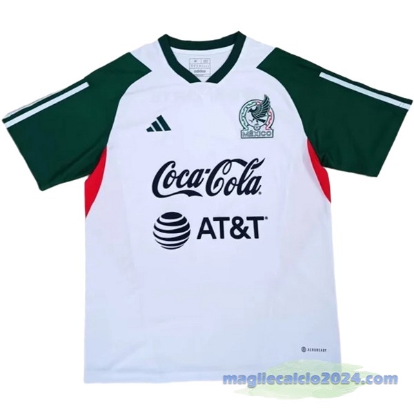 Entrenamiento Messico 2023 Bianco I Verde Poco Prezzo