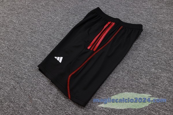 Entrenamiento Pantaloni Arsenal 2023 2024 Nero Rosso Poco Prezzo