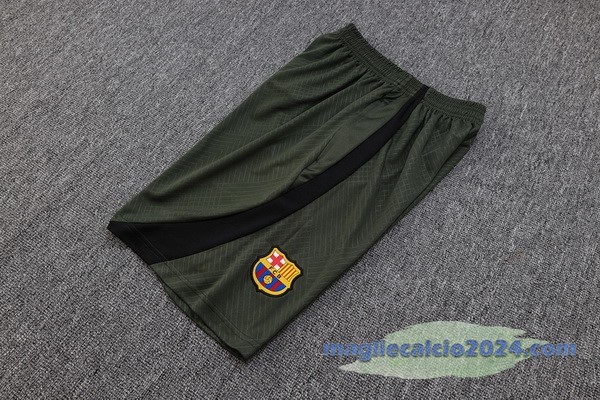 Entrenamiento Pantaloni Barcelona 2023 2024 Verde Navy Poco Prezzo