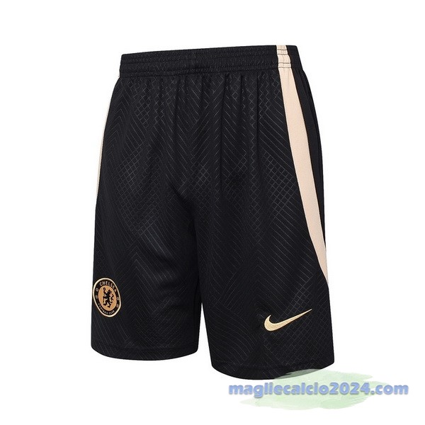 Entrenamiento Pantaloni Chelsea 2023 2024 Nero Bianco Giallo Poco Prezzo