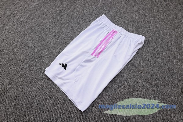 Entrenamiento Pantaloni Juventus 2023 2024 Bianco Rosa Poco Prezzo