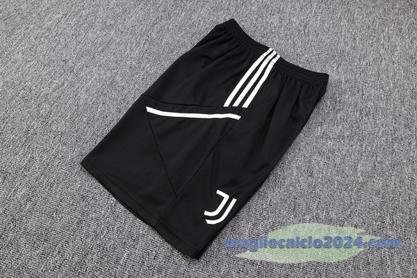 Entrenamiento Pantaloni Juventus 2023 2024 Nero Bianco Poco Prezzo