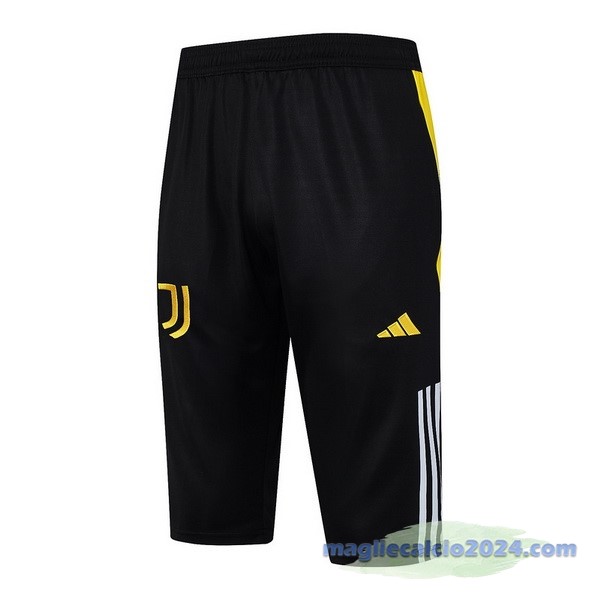 Entrenamiento Pantaloni Juventus 2023 2024 Nero Giallo Bianco Poco Prezzo