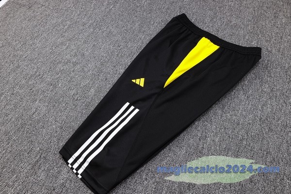 Entrenamiento Pantaloni Juventus 2023 2024 Nero Giallo Bianco Poco Prezzo