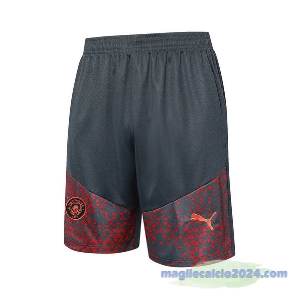 Entrenamiento Pantaloni Manchester City 2023 2024 Rosso Grigio Poco Prezzo