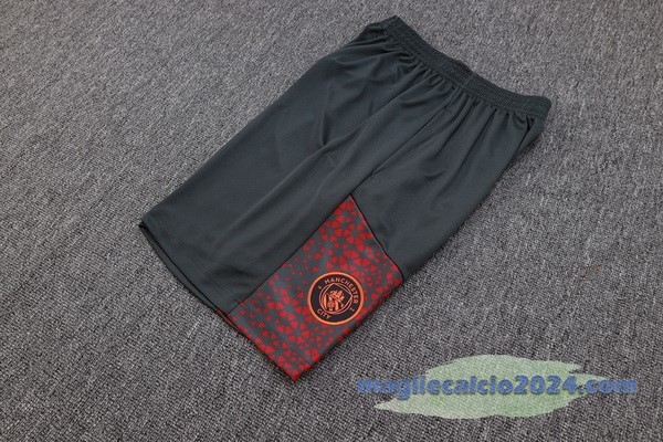 Entrenamiento Pantaloni Manchester City 2023 2024 Rosso Grigio Poco Prezzo