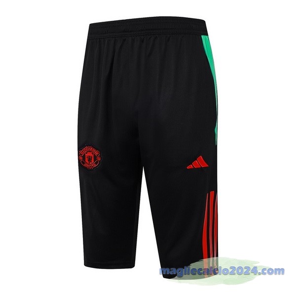 Entrenamiento Pantaloni Manchester United 2023 2024 Nero Rosso Verde Poco Prezzo