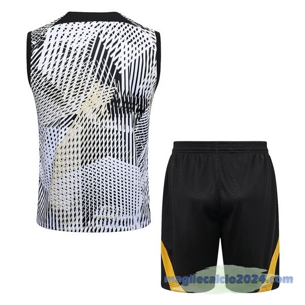 Entrenamiento Senza Maniche Set Completo Chelsea 2023 2024 Giallo I Nero Poco Prezzo