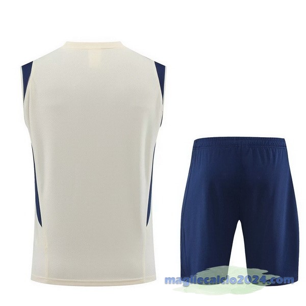 Entrenamiento Senza Maniche Set Completo Italia 2023 Giallo Blu Poco Prezzo