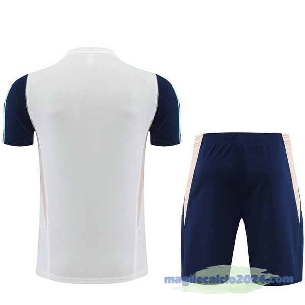 Entrenamiento Set Completo Ajax 2023 2024 Bianco Verde Blu Poco Prezzo
