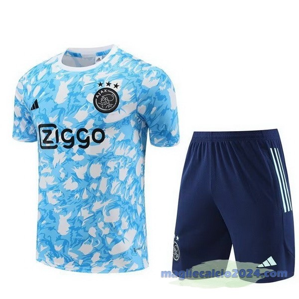 Entrenamiento Set Completo Ajax 2023 2024 Blu Poco Prezzo