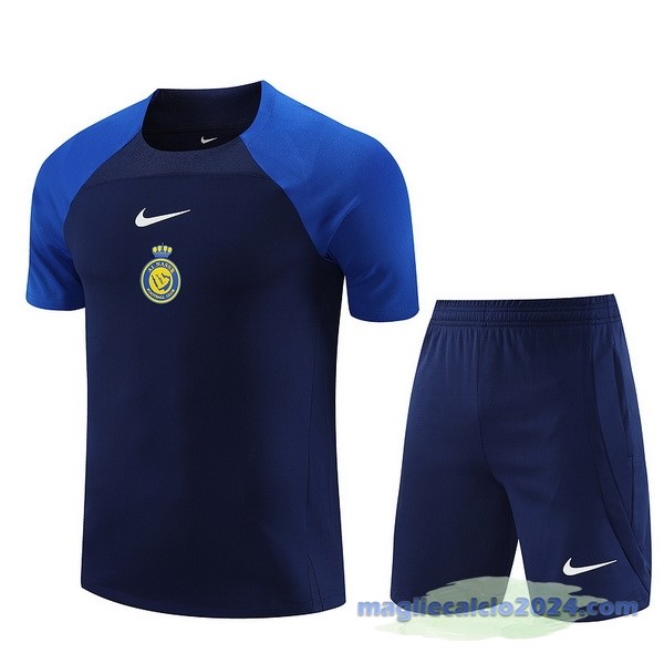 Entrenamiento Set Completo Al Nassr 2023 2024 Blu Poco Prezzo