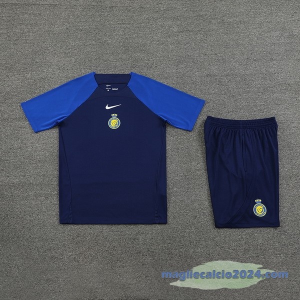 Entrenamiento Set Completo Al Nassr 2023 2024 Blu Poco Prezzo