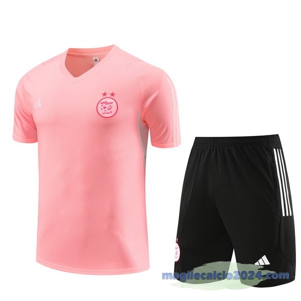 Entrenamiento Set Completo Algeria 2023 Rosa Nero Poco Prezzo