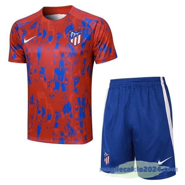Entrenamiento Set Completo Atlético Madrid 2023 2024 Rosso I Blu Poco Prezzo