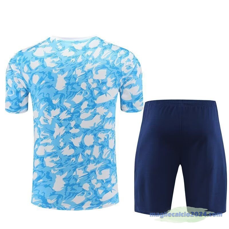 Entrenamiento Set Completo Bambino Ajax 2023 2024 Blu Poco Prezzo