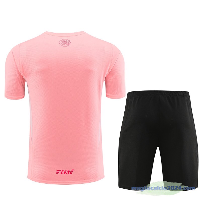 Entrenamiento Set Completo Bambino Algeria 2023 Rosa Nero Poco Prezzo