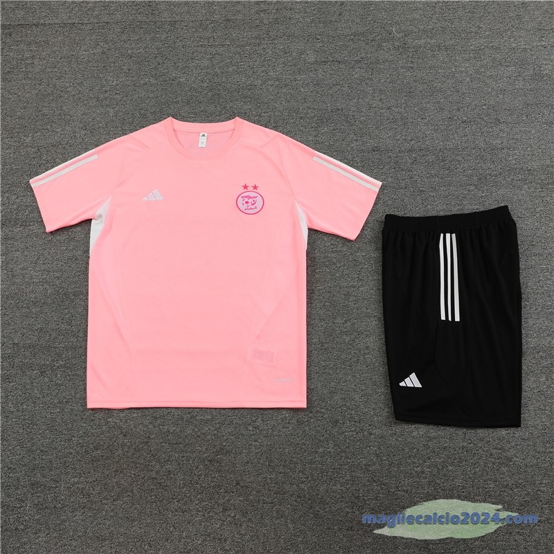 Entrenamiento Set Completo Bambino Algeria 2023 Rosa Nero Poco Prezzo