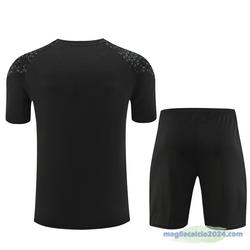 Entrenamiento Set Completo Bambino Borussia Dortmund 2023 2024 Nero Poco Prezzo
