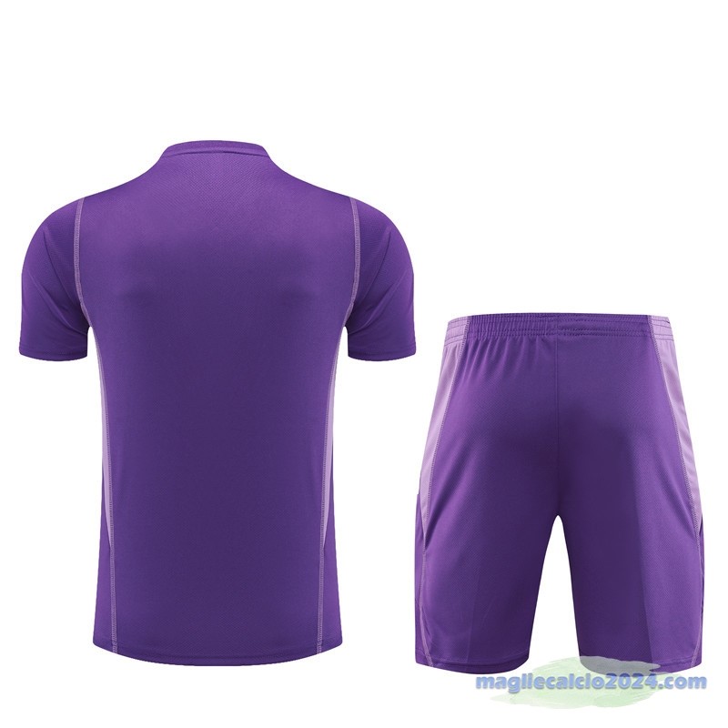 Entrenamiento Set Completo Bambino Cruzeiro 2023 2024 Purpureo Poco Prezzo