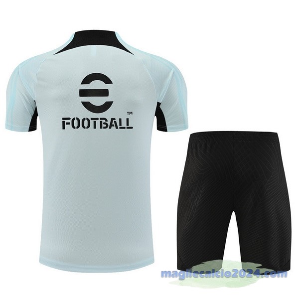 Entrenamiento Set Completo Bambino Inter Milán 2023 2024 Blu I Nero Poco Prezzo