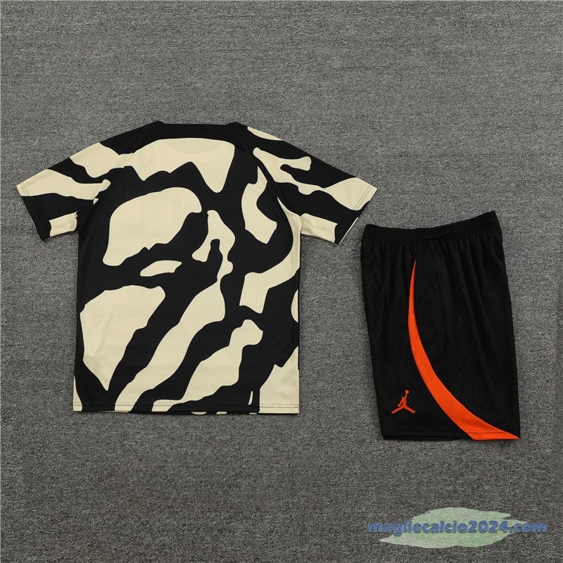 Entrenamiento Set Completo Bambino Paris Saint Germain 2023 2024 Giallo Nero Arancione Poco Prezzo