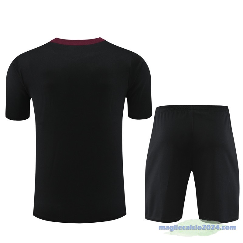 Entrenamiento Set Completo Bambino Paris Saint Germain 2023 2024 Nero Rosso Poco Prezzo