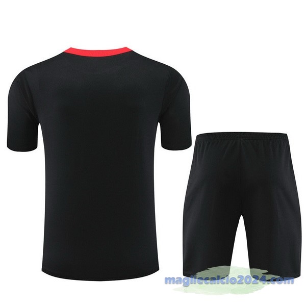 Entrenamiento Set Completo Bambino Portogallo 2024 Nero Rosso Poco Prezzo