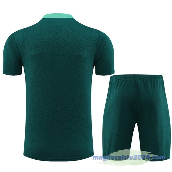 Entrenamiento Set Completo Bambino Portogallo 2024 Verde Poco Prezzo