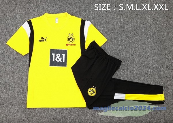 Entrenamiento Set Completo Borussia Dortmund 2023 2024 Giallo Nero Bianco Poco Prezzo