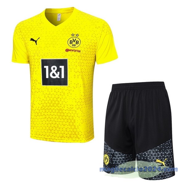 Entrenamiento Set Completo Borussia Dortmund 2023 2024 Giallo Nero Grigio Poco Prezzo