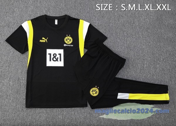Entrenamiento Set Completo Borussia Dortmund 2023 2024 Nero Giallo Bianco Poco Prezzo