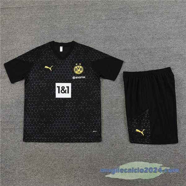 Entrenamiento Set Completo Borussia Dortmund 2023 2024 Nero Poco Prezzo