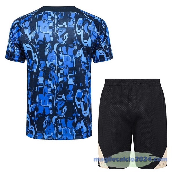 Entrenamiento Set Completo Chelsea 2023 2024 Blu Nero Giallo Poco Prezzo