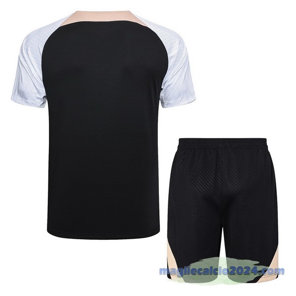 Entrenamiento Set Completo Chelsea 2023 2024 Nero Bianco Giallo Poco Prezzo