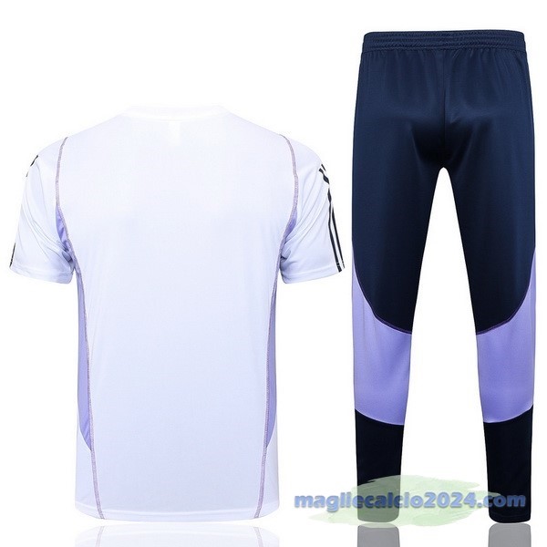 Entrenamiento Set Completo Cruzeiro 2023 2024 Bianco Blu Navy Poco Prezzo